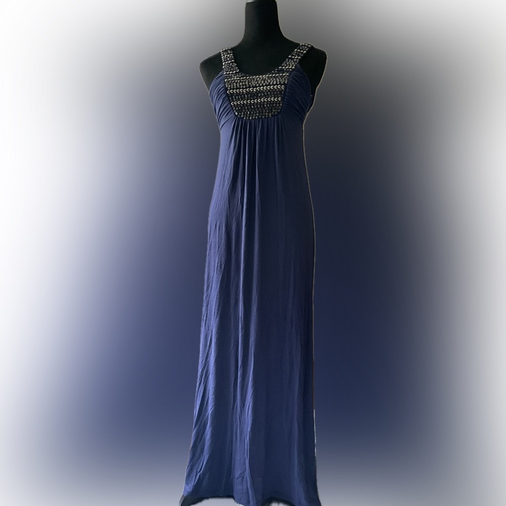 Soprano Maxi Dress with Studs & Sequins Bodice - Picture 7 of 7
